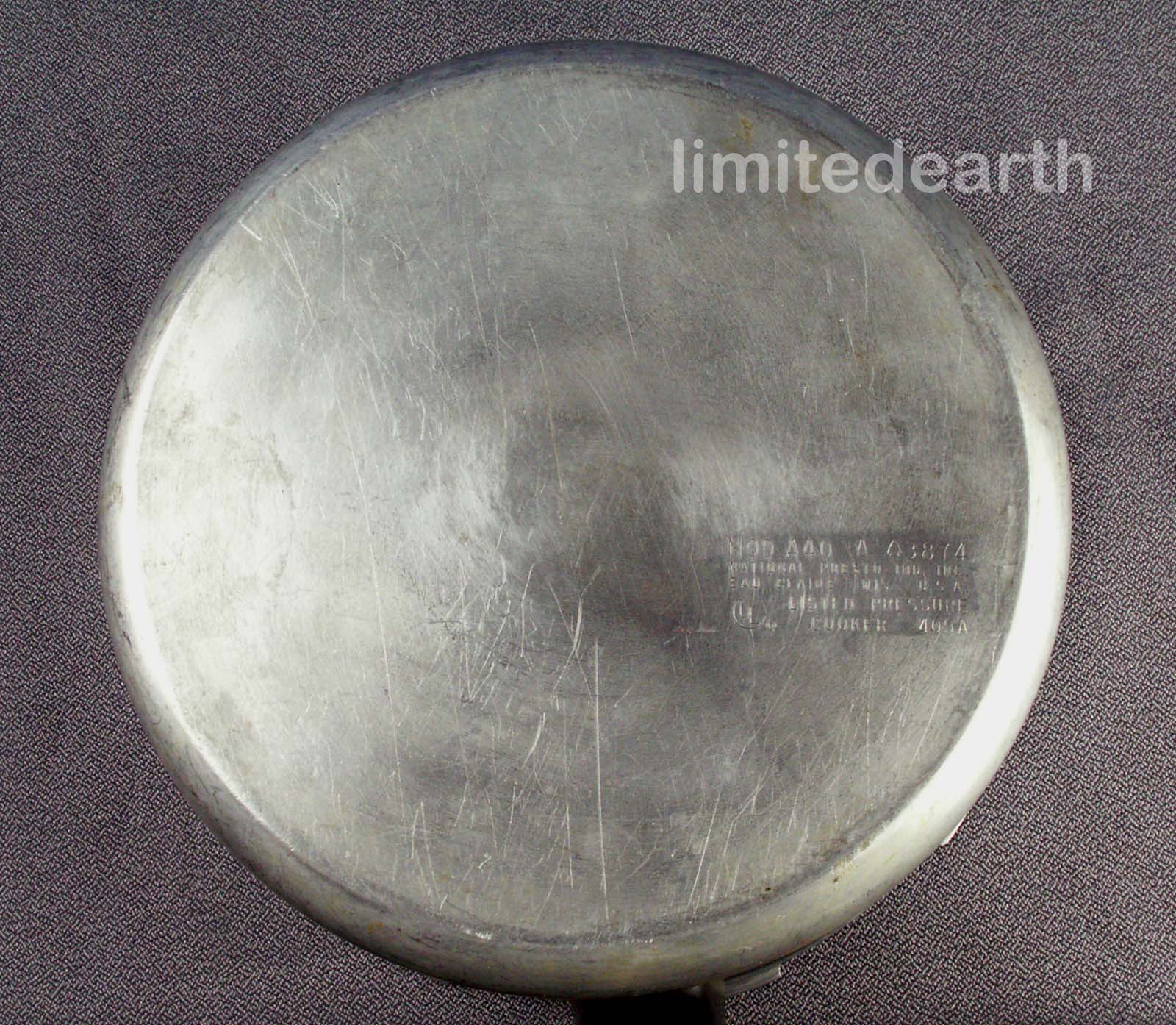 National Presto Pressure Cooker 409AA403A4 qt Canner rack jiggler